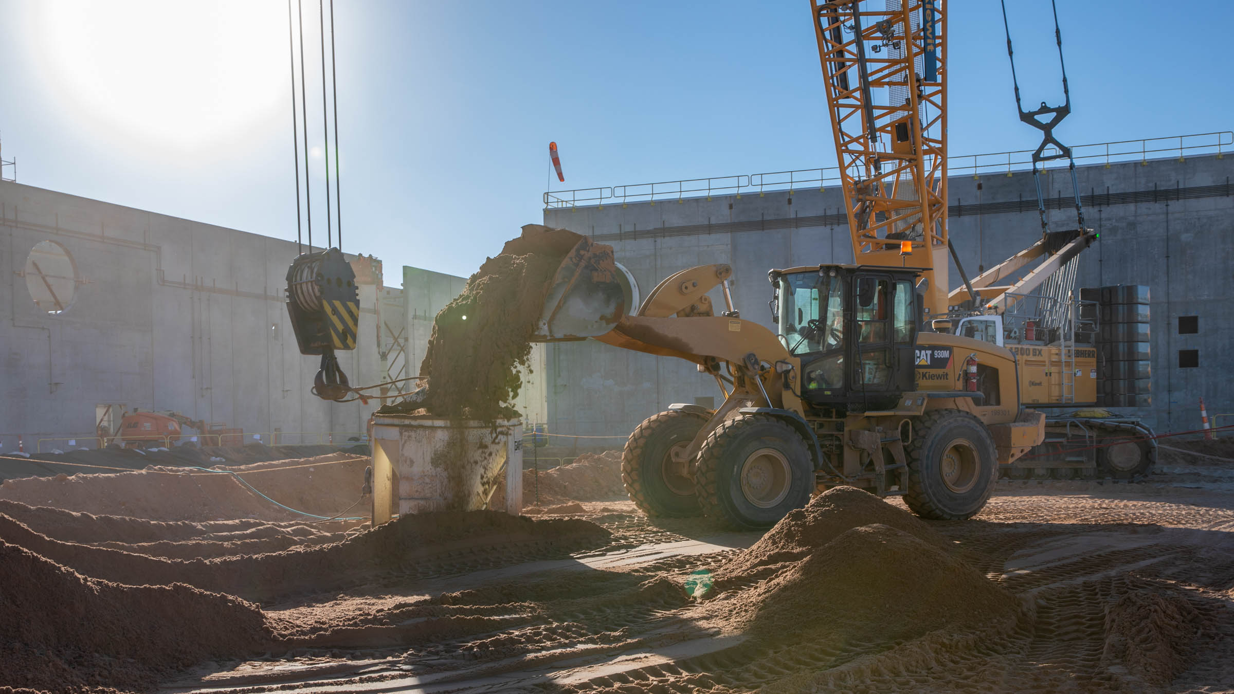 Construction on the Safety Significant Confinement Ventilation System